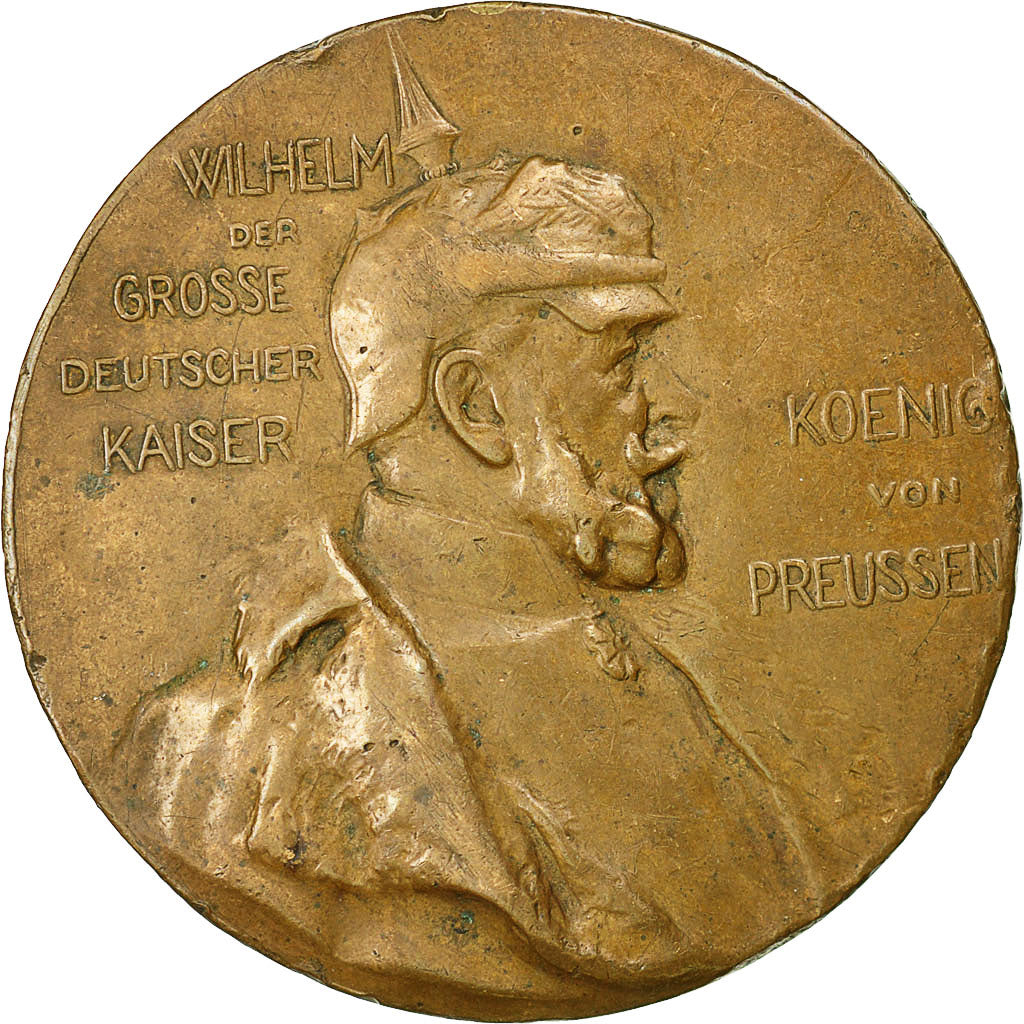 Deutschland, Medal, Wilhelm Ier, Koenig von Preussen, 1897, SS+, Kupfer