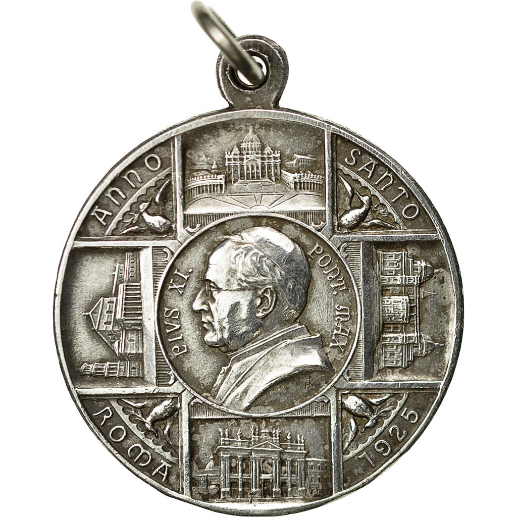 Vatican, Medal, Pius XI, Roma, 1925, MS(60-62), Silver