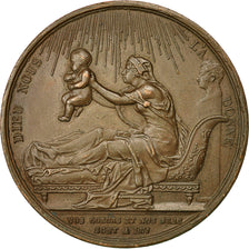 France, Medal, Naissance d'Henri V, 1820, Gayrard, MS(60-62), Bronze