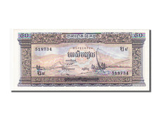 Banknote, Cambodia, 50 Riels, 1972, Undated, KM:7d, UNC(65-70)