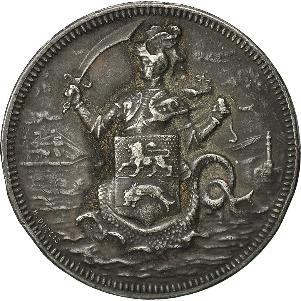 Francia, Medal, Chambre Syndicale et de Conciliation de Dunkerque, 1890