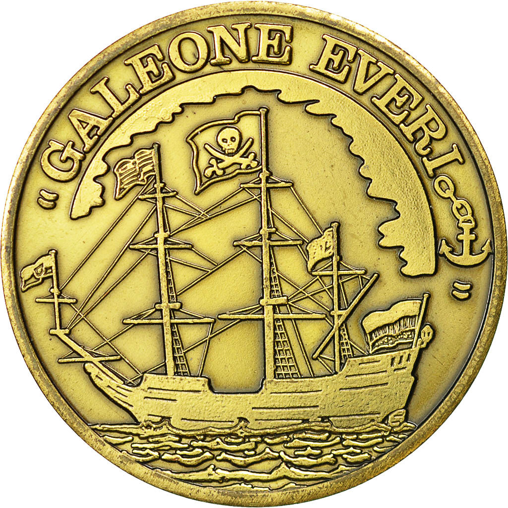 Germany, Medal, Galeone Everi, Freiheit, Pirates, MS(64), Brass