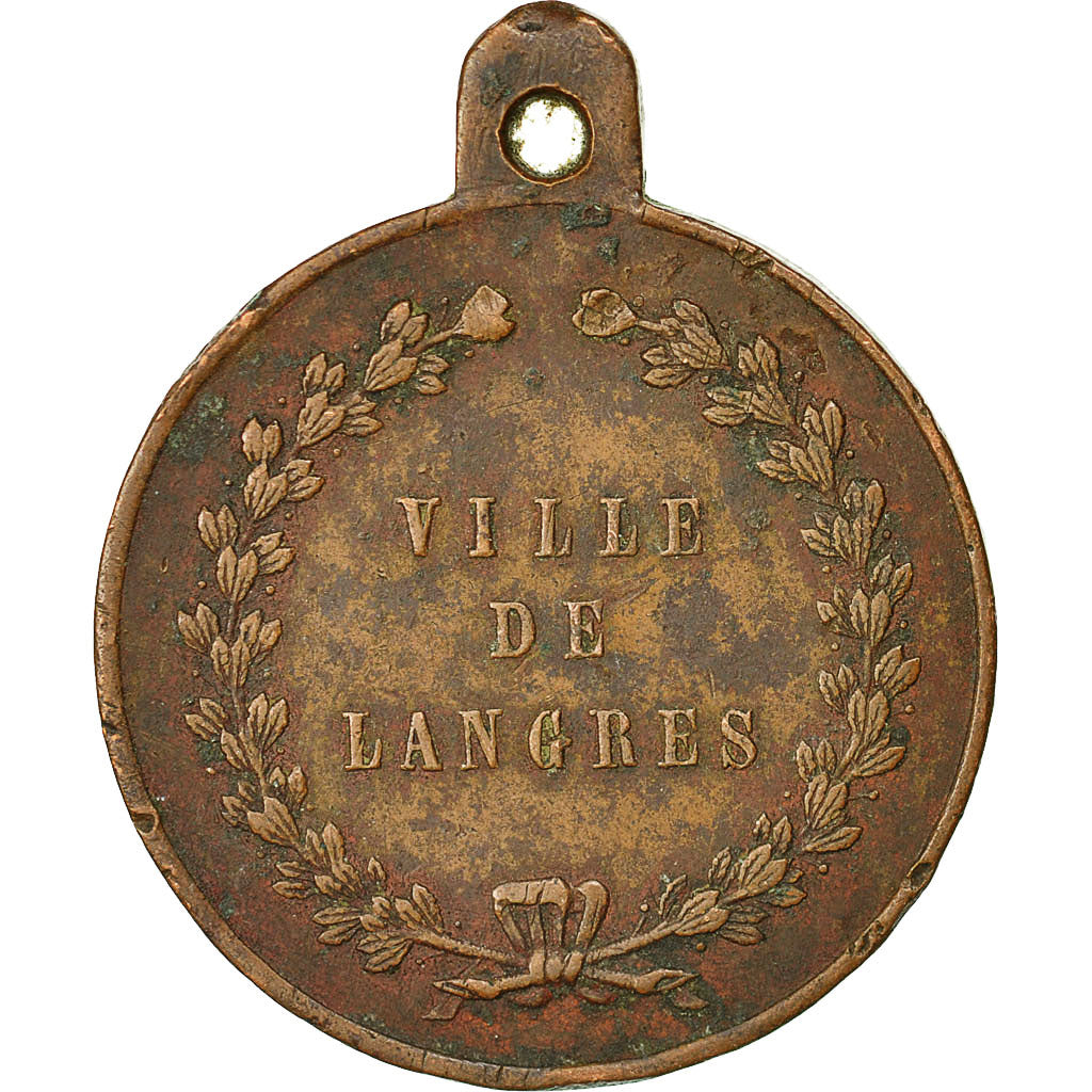 France, Medal, Sapeur Pompier de Langres, SUP+, Bronze