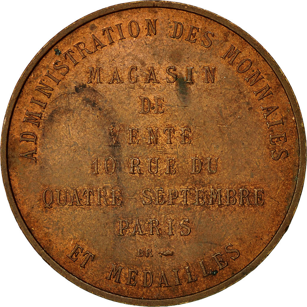 France, Medal, Administration des Monnaies et Médailles, AU(50-53), Bronze