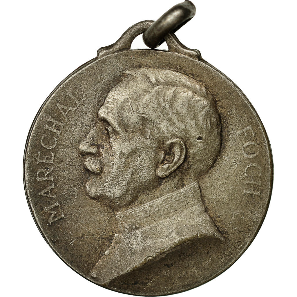 Francja, Medal, Maréchal Foch, Commandant des Armées, AU(50-53), Brąz