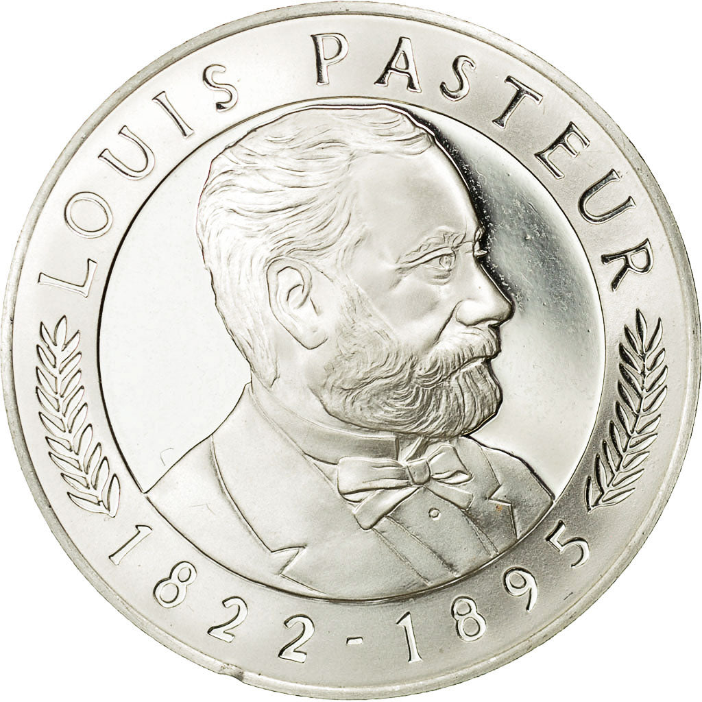 France, Medal, 100ème Anniversaire de la Mort de Louis Pasteur, 1995, MS(64)