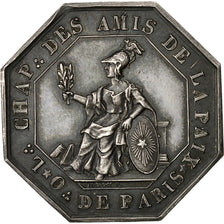 Francia, Token, Franc-Maçonnerie, Orient de Paris, Les Amis de la Paix, 1789