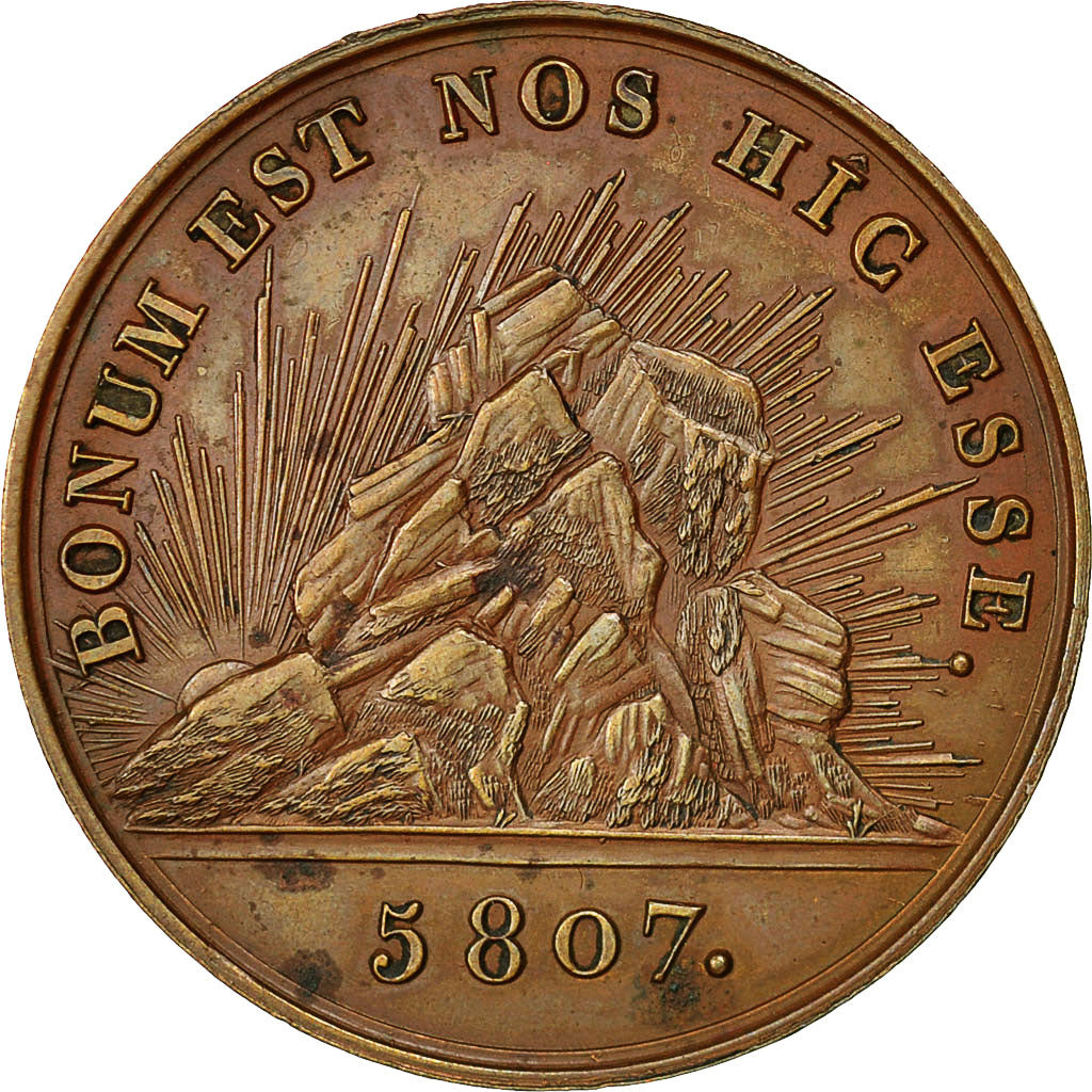 France, Jeton, Franc-Maçonnerie, Orient de Paris, Commandeurs du Mont Thabor