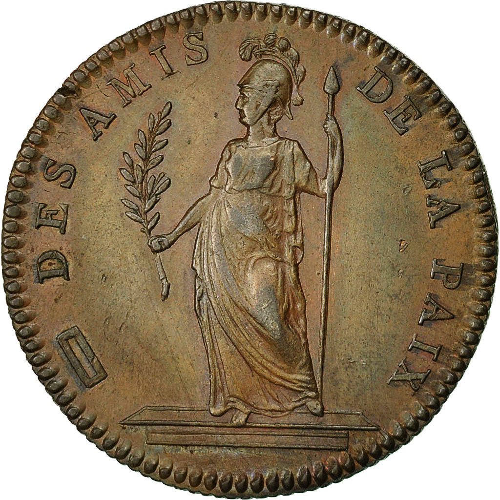 France, Token, Franc-Maçonnerie, Orient de Paris, Les Amis de la Paix, 1789