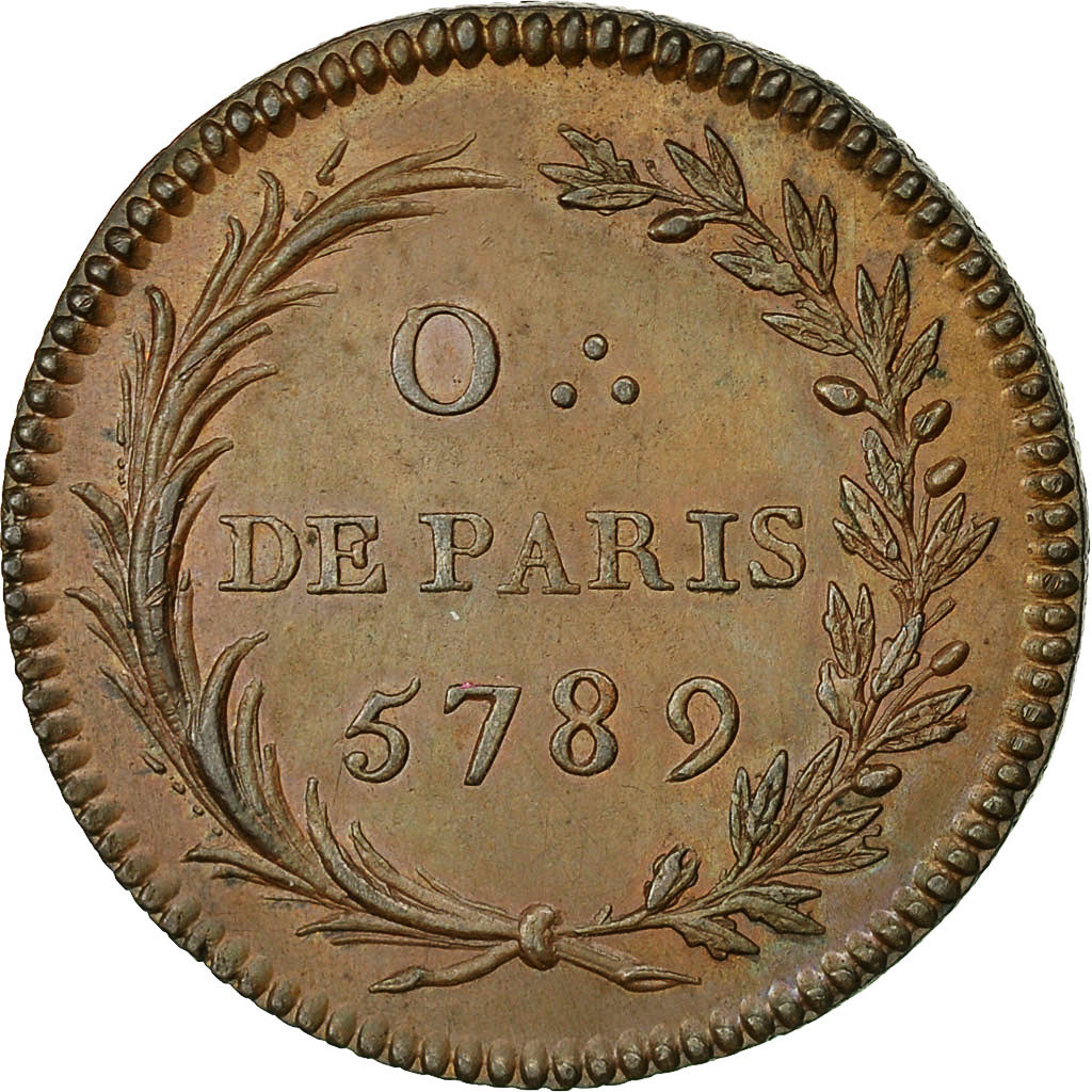 France, Token, Franc-Maçonnerie, Orient de Paris, Les Amis de la Paix, 1789