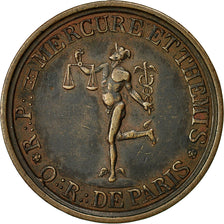 France, Token, Franc-Maçonnerie, Orient de Paris, Mercure et Thémis