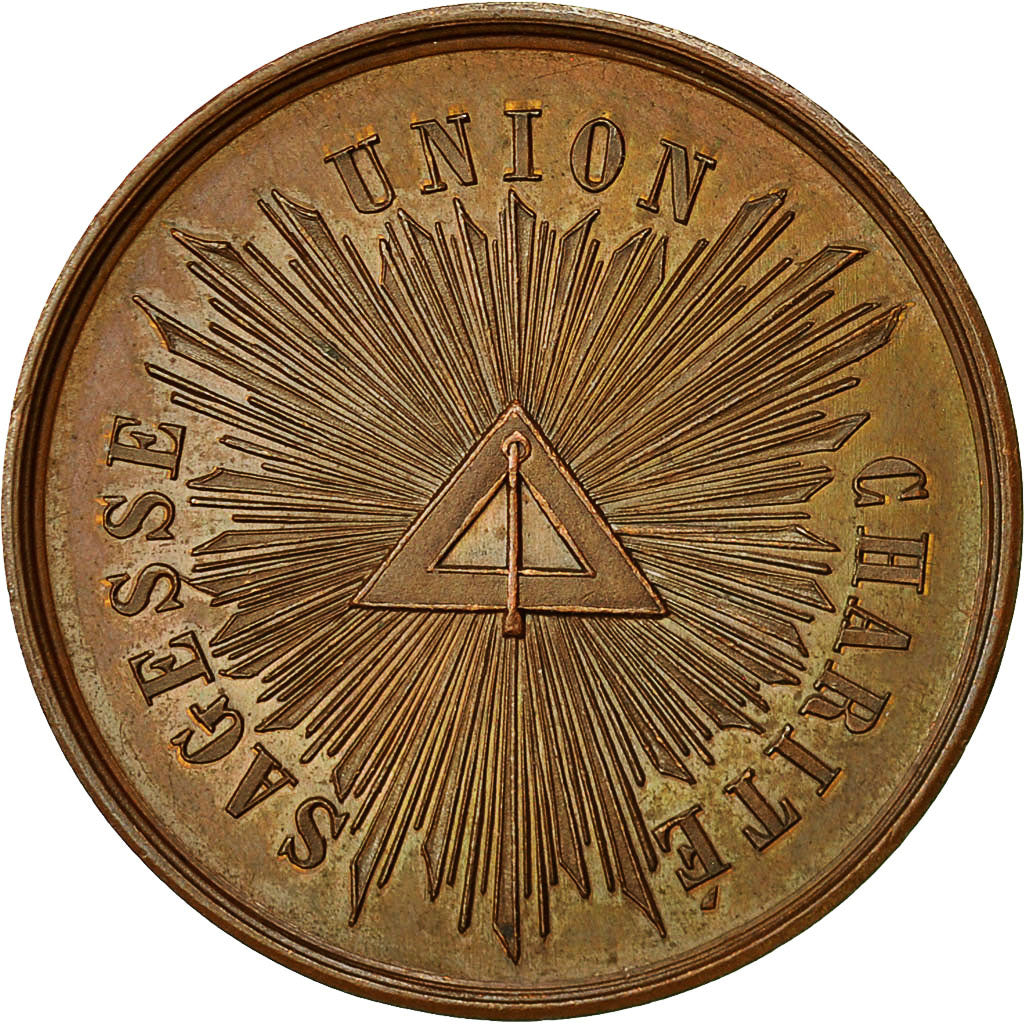 France, Token, Franc-Maçonnerie, Orient de bordeaux, Loge anglaise, Stern
