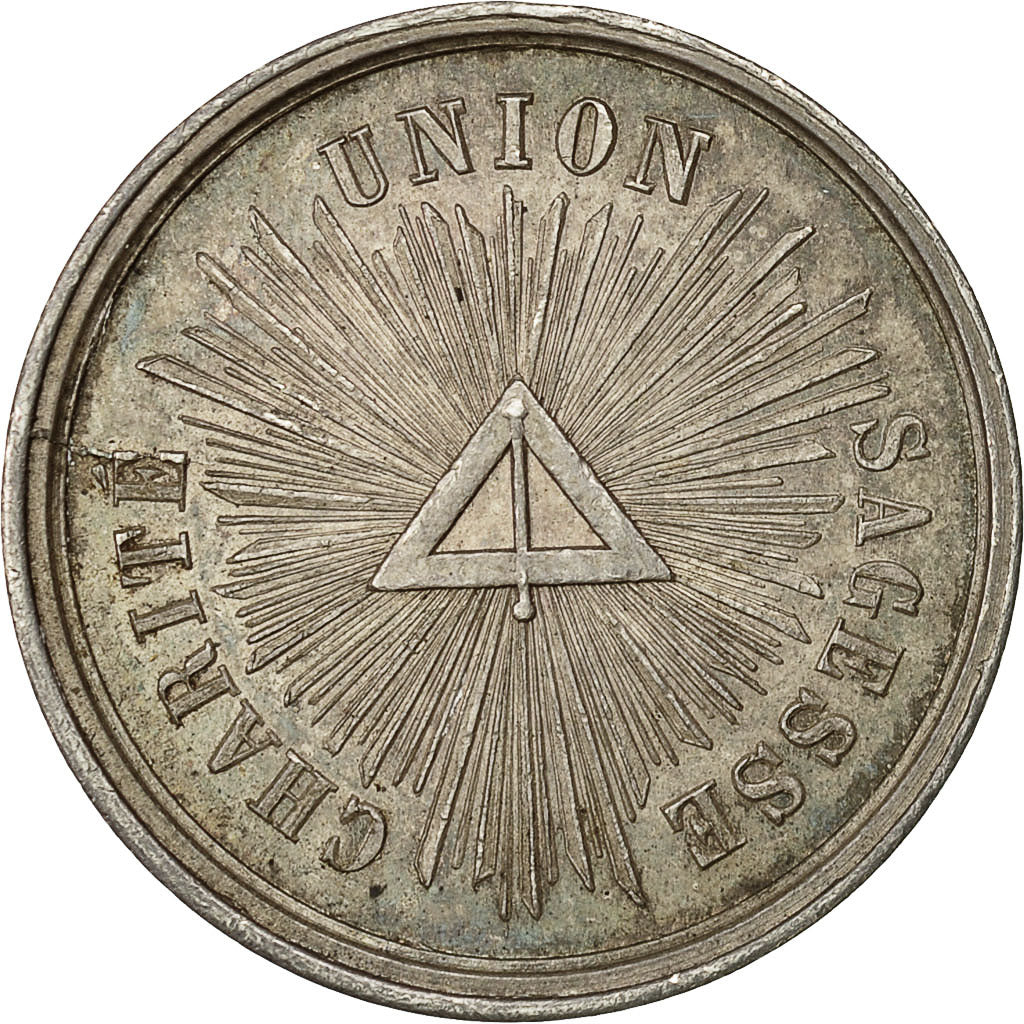 Frankreich, Token, Franc-Maçonnerie, Orient de bordeaux, Loge anglaise, Stern