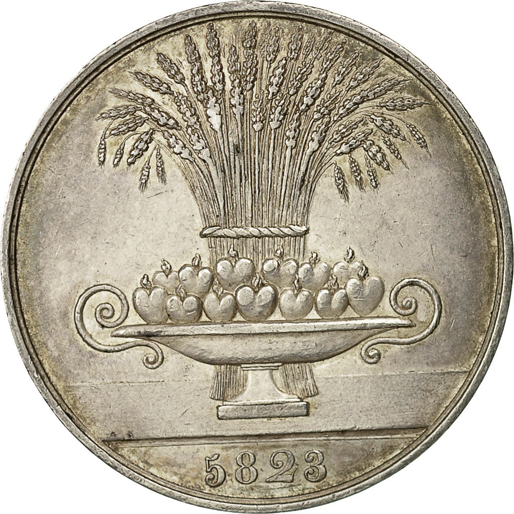 France, Token, Franc-Maçonnerie, Orient de Paris, L'Union, 1823, MS(60-62)