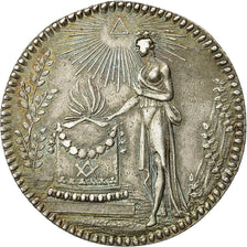 France, Jeton, Franc-Maçonnerie, Orient de Louviers, Loge des Arts, 1805, SPL