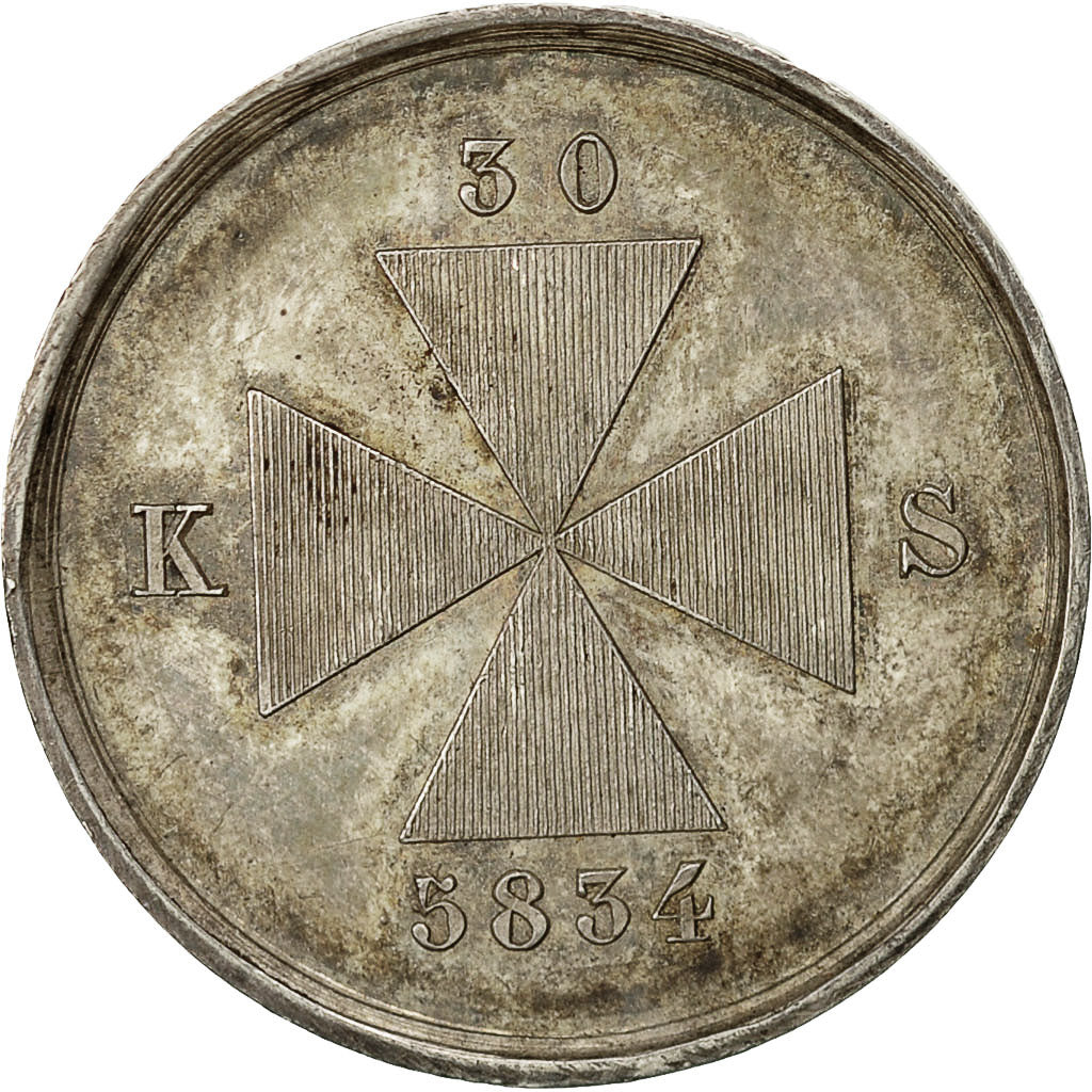 France, Token, Franc-Maçonnerie, Orient de Paris, La Clémente Amitié, 1834