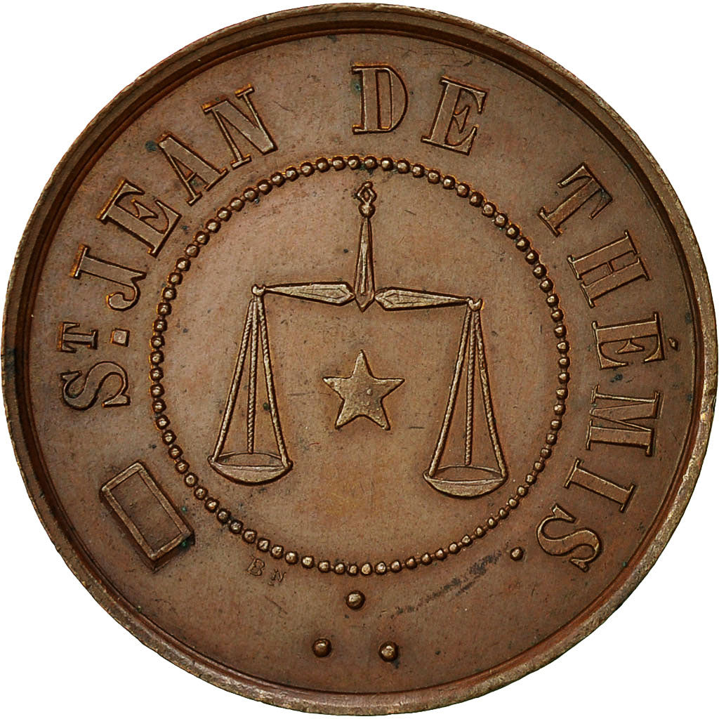 France, Jeton, Franc-Maçonnerie, Orient de Caen, St Jean de Thémis, SUP+