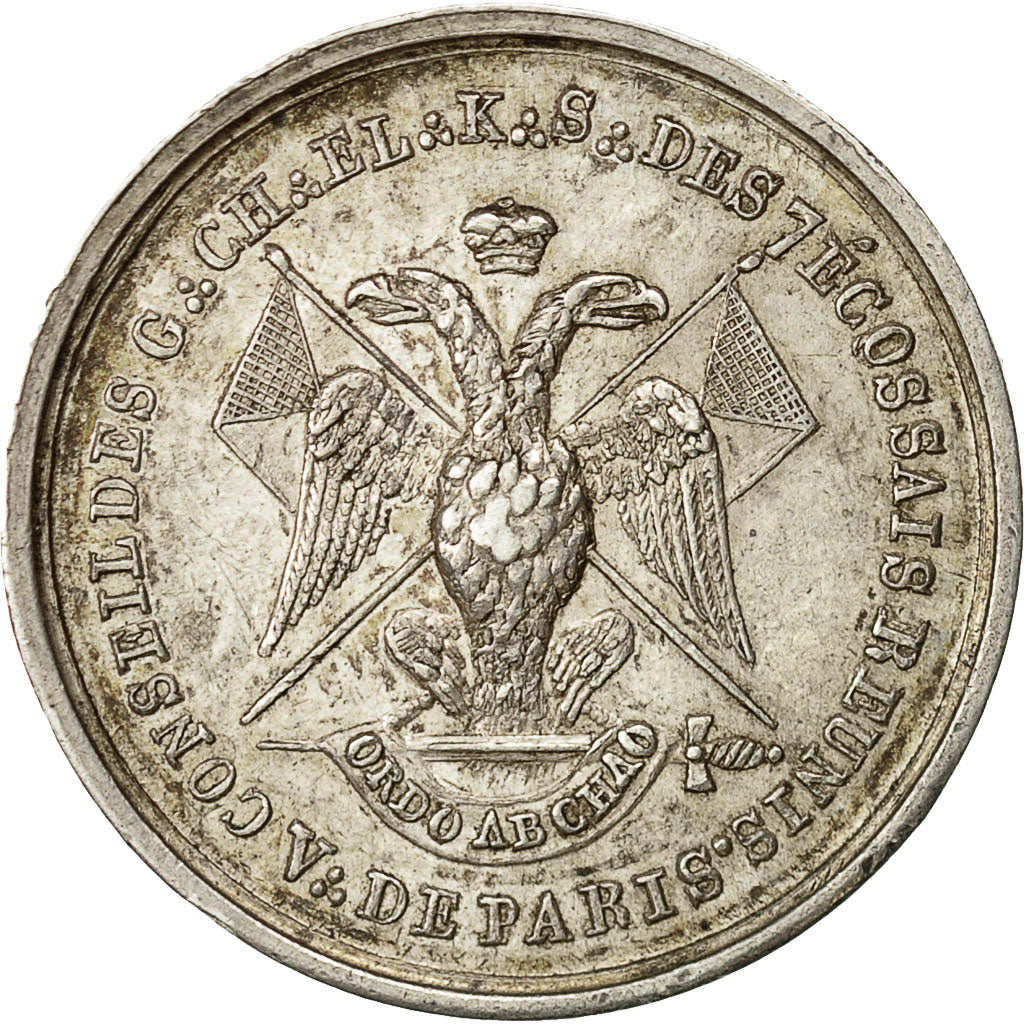 France, Token, Franc-Maçonnerie, Orient de Paris, Sept Ecossais Réunis