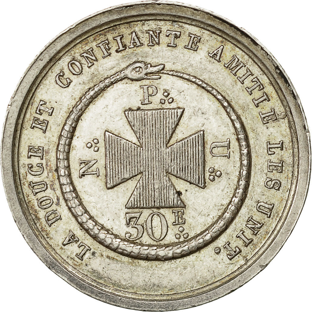 France, Token, Franc-Maçonnerie, Orient de Paris, Sept Ecossais Réunis