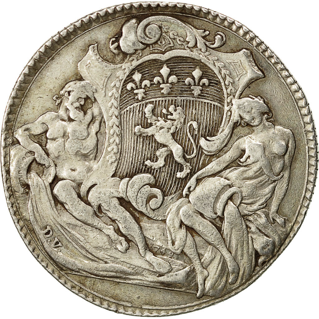 Francia, Token, Académies et Sociétés Savantes, Lyon, 1700, SPL-, Argento