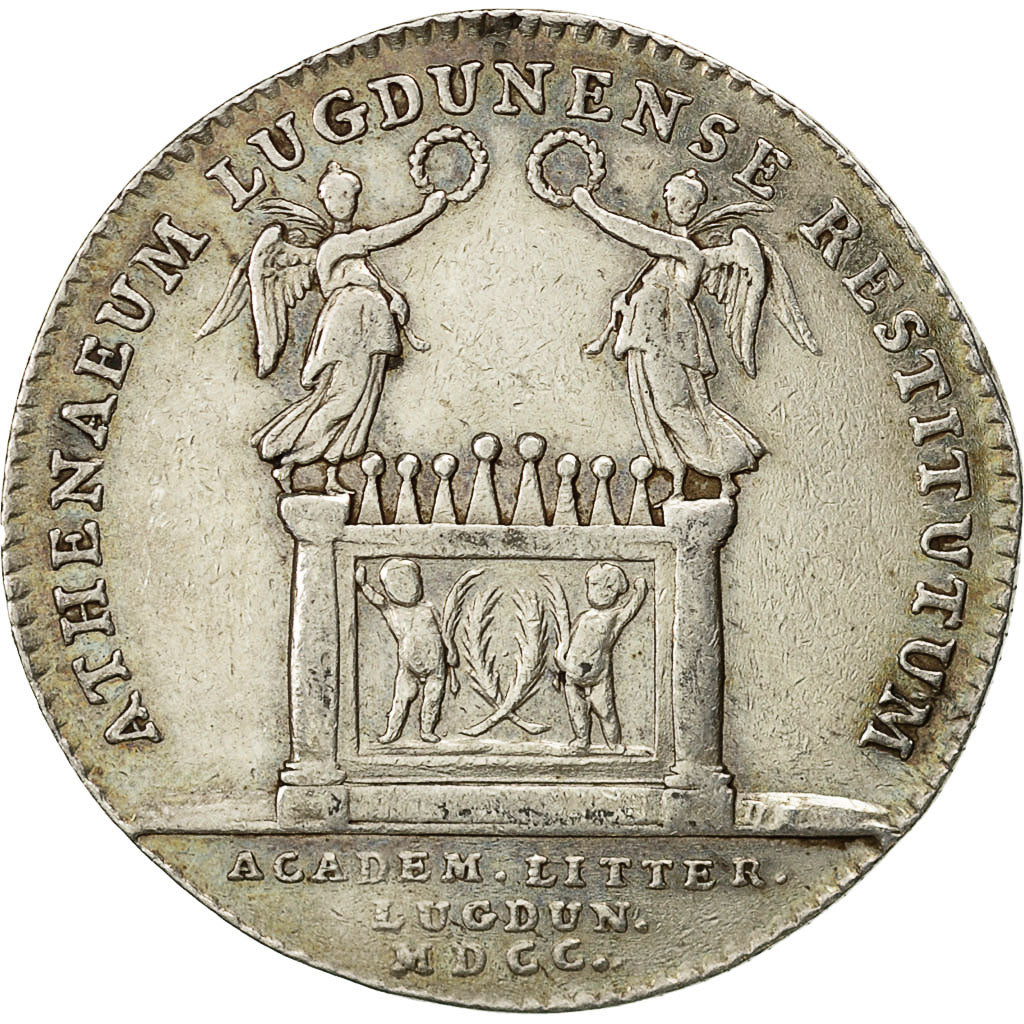 France, Token, Académies et Sociétés Savantes, Lyon, 1700, AU(55-58), Silver
