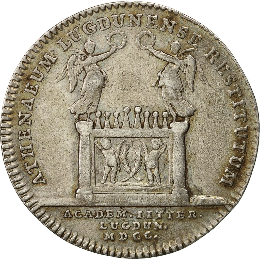 Francia, Token, Académies et Sociétés Savantes, Lyon, 1700, SPL-, Argento
