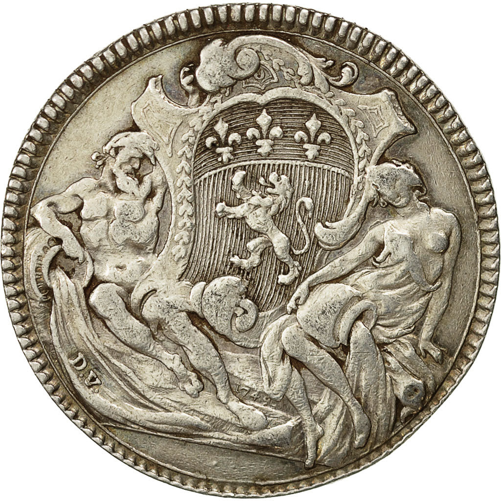 Francia, Token, Académies et Sociétés Savantes, Lyon, 1700, SPL-, Argento