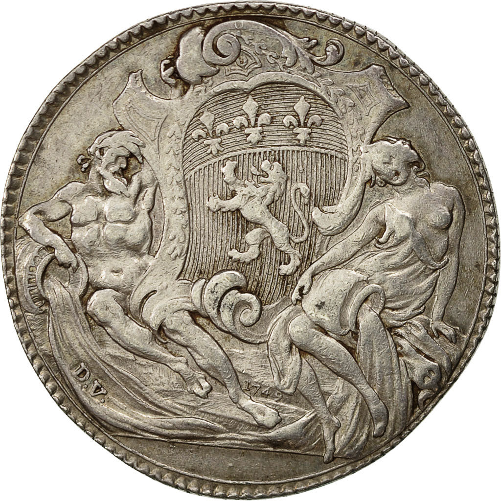 Francia, Token, Académies et Sociétés Savantes, Lyon, 1700, SPL-, Argento