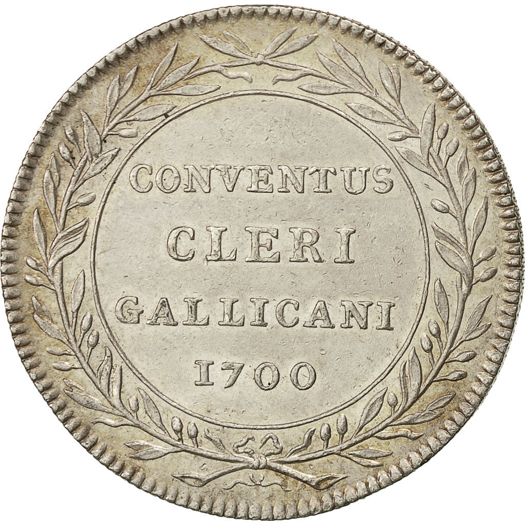 France, Jeton, Assemblée du Clergé, Jeton Religieux, 1700, SUP, Argent