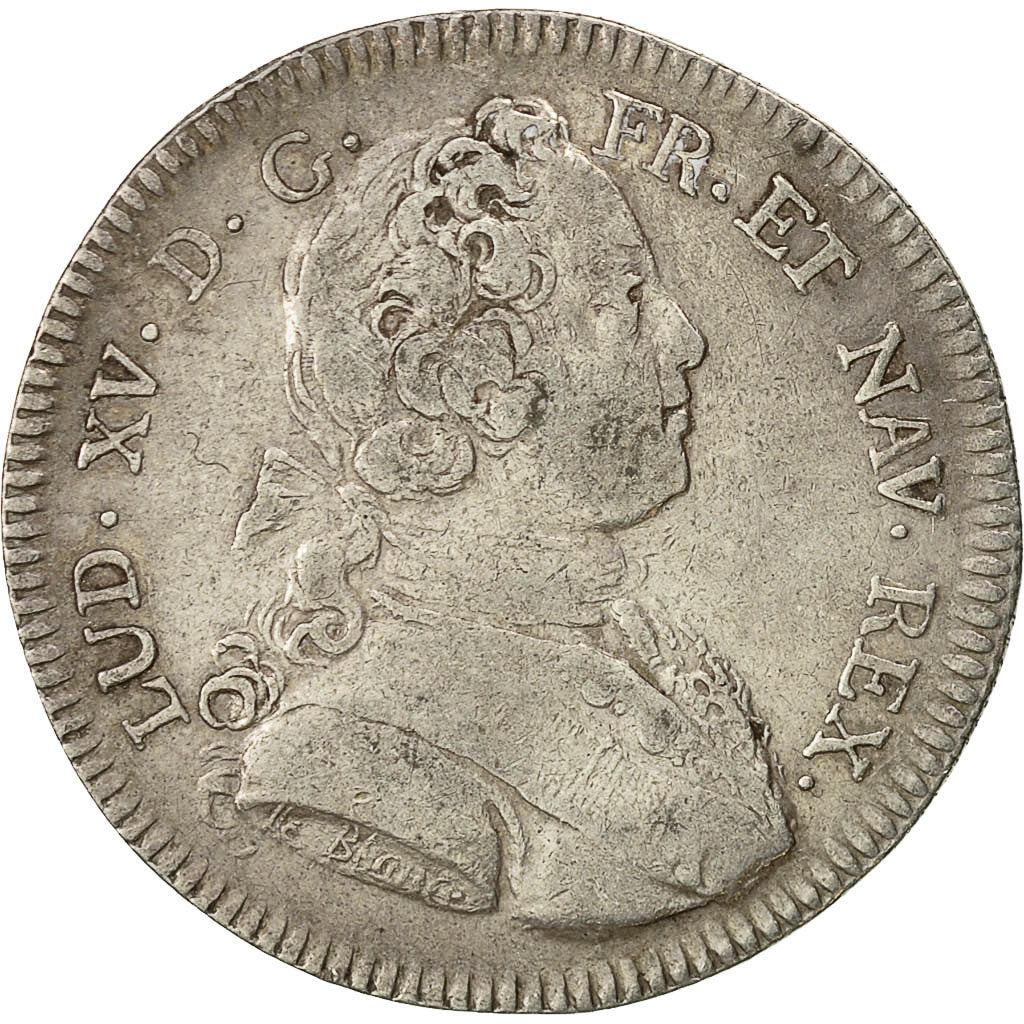 France, Token, Louis XV, Trésor Royal, 1726, AU(50-53), Silver, Feuardent:2019