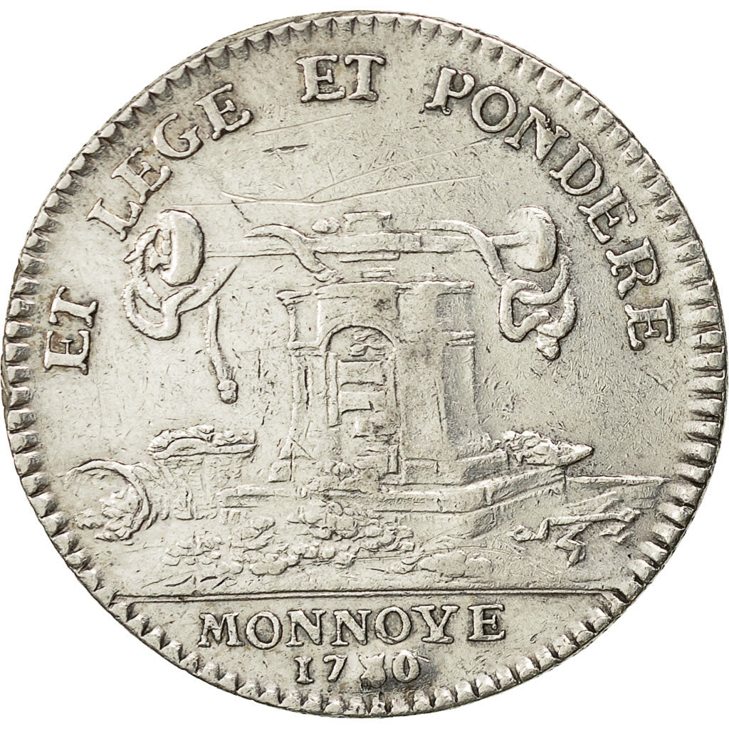 France, Token, Louis XVI, Monnaie de Paris, 1780, AU(55-58), Silver