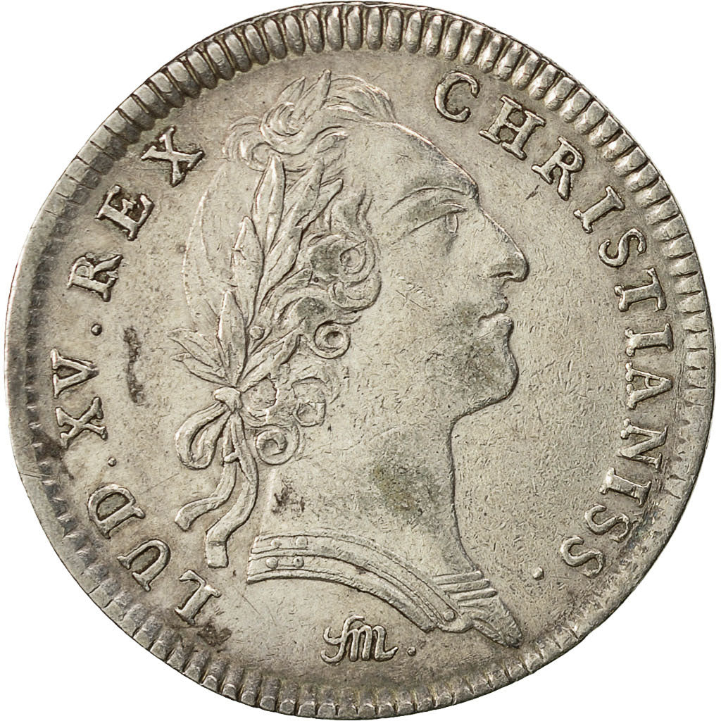 France, Token, Louis XV, Extraordinaire des Guerres, 1754, AU(50-53), Silver