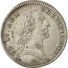 France, Token, Louis XV, Extraordinaire des Guerres, 1754, AU(50-53), Silver