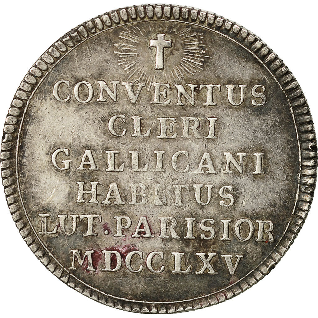 France, Jeton, Louis XV, Assemblée du Clergé et Jetons Religieux, 1765, SUP