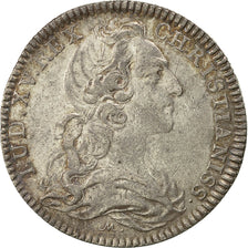 Francia, Token, Louis XV, Extraordinaire des Guerres, 1743, EBC, Plata