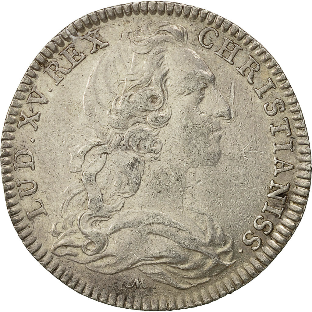 Francia, Token, Louis XV, Extraordinaire des Guerres, 1743, BB+, Argento