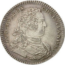 France, Token, Louis XV, Secrétaires du Roi, 1731, AU(55-58), Silver