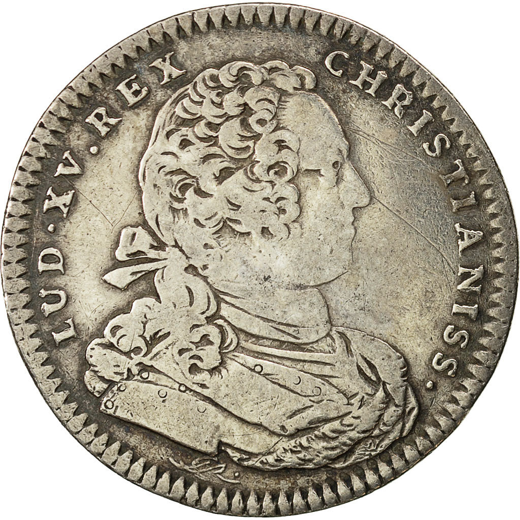 Frankrijk, Token, Louis XV, Secrétaires du Roi, 1731, ZF+, Zilver