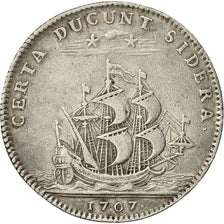 France, Jeton, Louis XV, Etats de Bourgogne, Princes de Condé, 1707, SUP