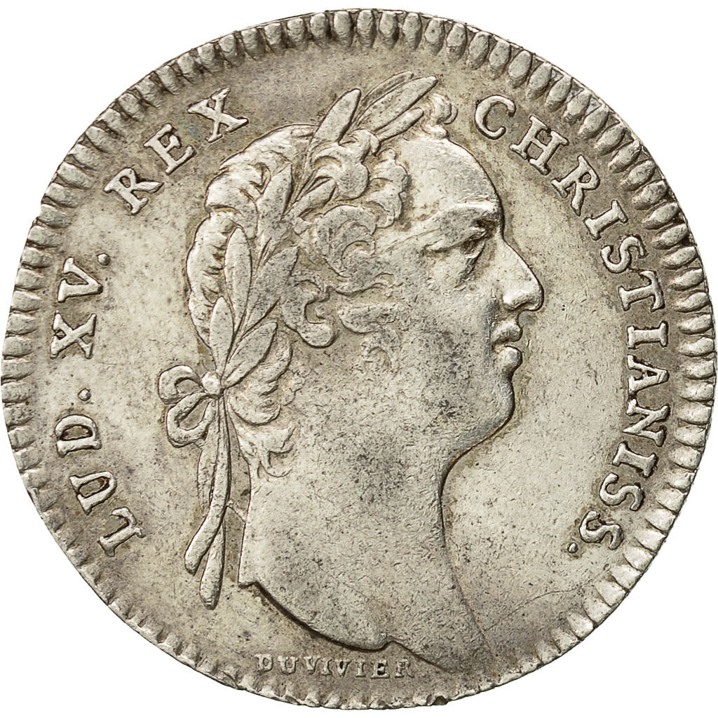 France, Token, Louis XV, Extraordinaire des Guerres, 1730, AU(50-53), Silver