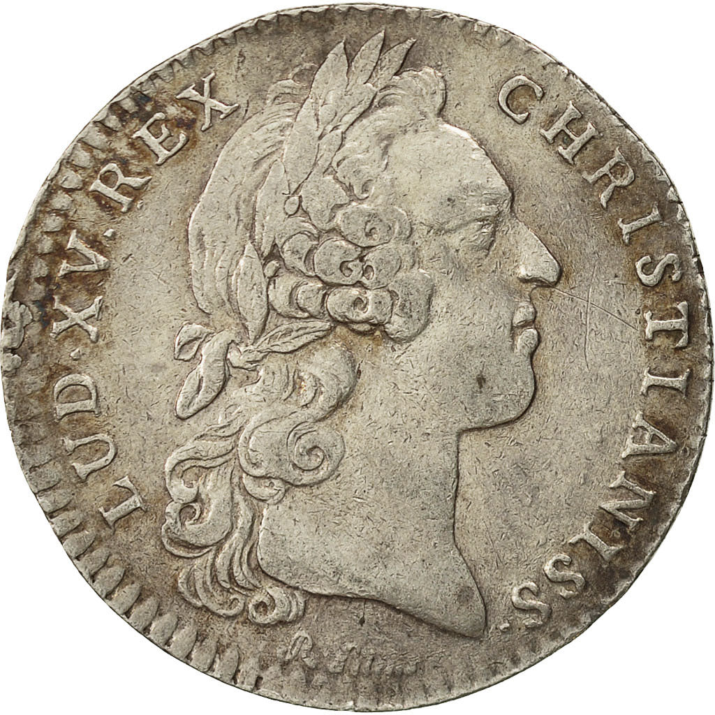 France, Token, Louis XV, Trésor Royal, Chambre du Trésor, 1758, AU(55-58)