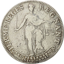 France, Token, Louis XIV, Bourgogne, Parlement de Dijon, 1645, VF(30-35)