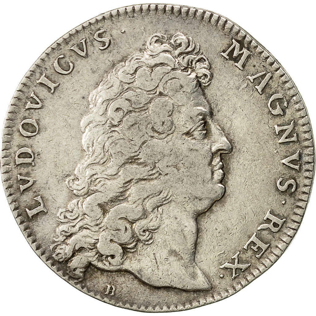 Francia, Token, Louis XIV, Trésor Royal, 1690, BB, Argento, Feuardent:1932