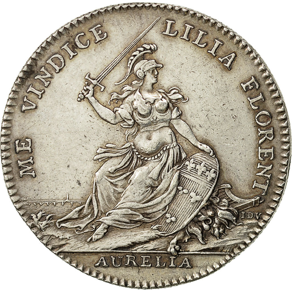 France, Token, Orléanais, Noblesse et Villes, Lamyrault de Chaussy, 1757