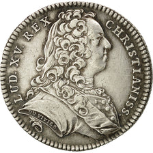 France, Token, Louis XV, La Chambre d'Assurance de Rouen, 1742, MS(60-62)