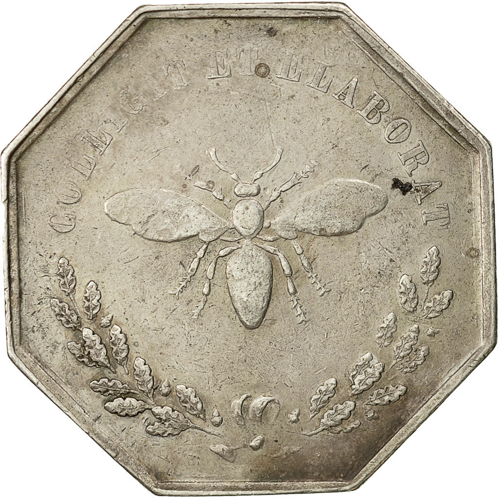 France, Token, Bourgogne, Société des Sciences Naturelles de l'Yonne, 1847