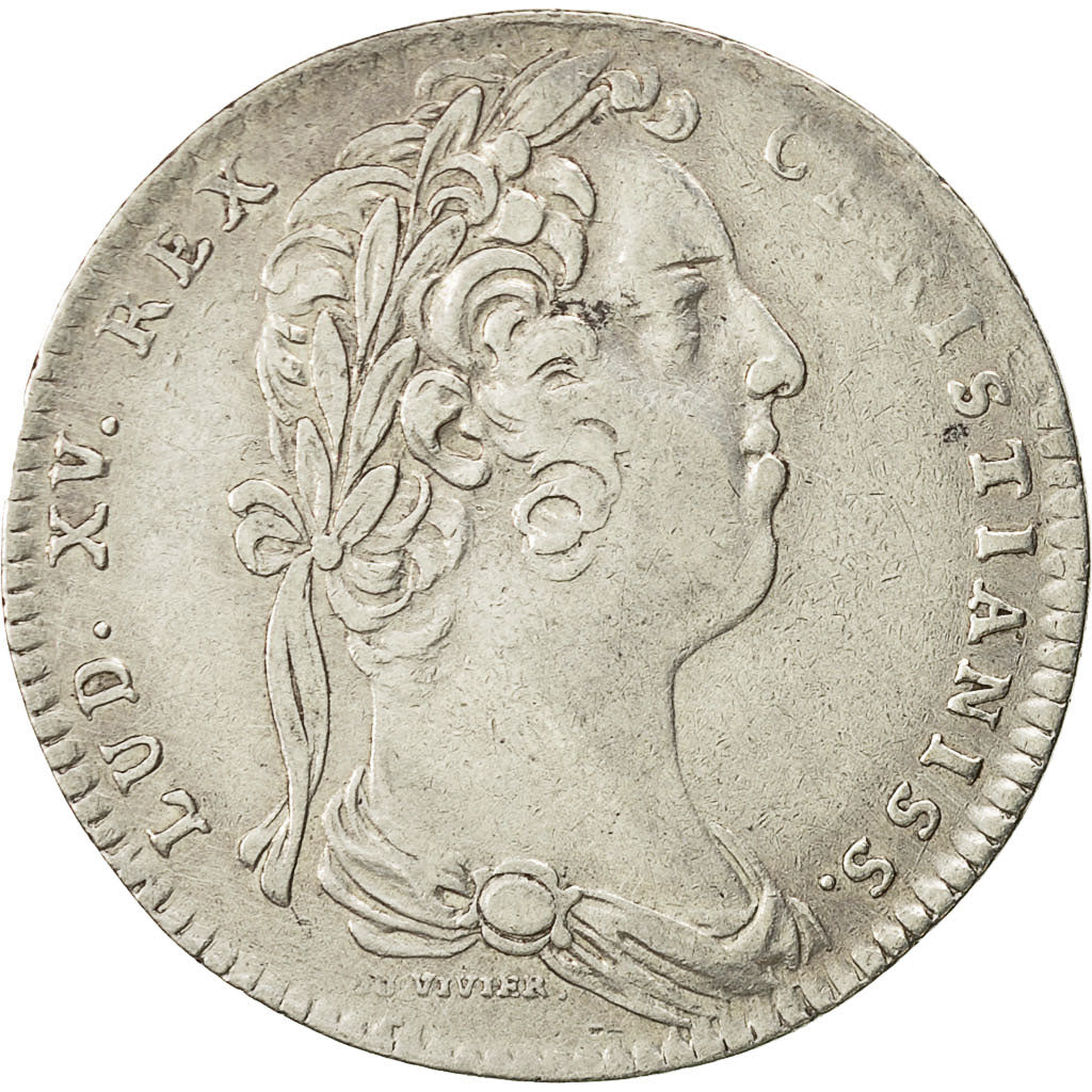Francia, Token, Louis XV, Etats de Bretagne, Rennes, 1732, Duvivier, BB+