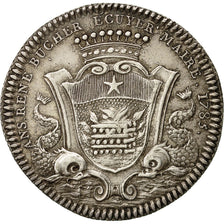 France, Token, Anjou-Noblesse, René Bucher, Maire d'Angers, 1785, AU(55-58)