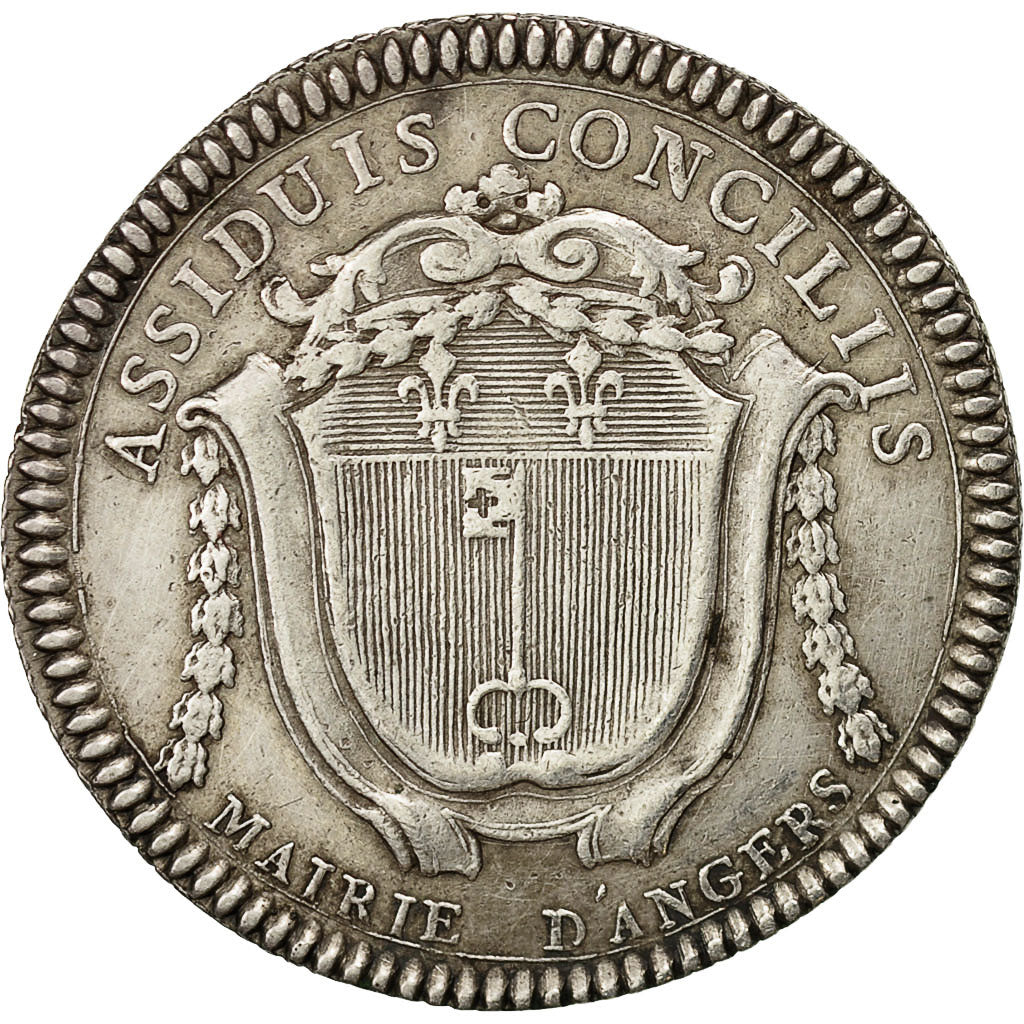 France, Token, Anjou-Noblesse, René Bucher, Maire d'Angers, 1785, AU(55-58)
