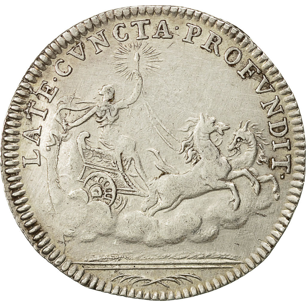 Francia, Token, Louis XV, Late Cuncta Profundit, Undated, BB, Argento